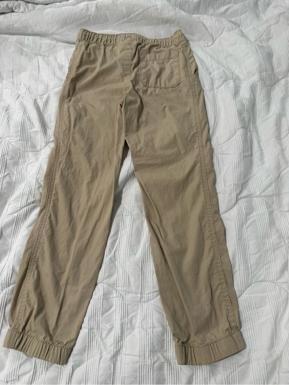 Carter's Tan Elastic-Waist Joggers for Kids